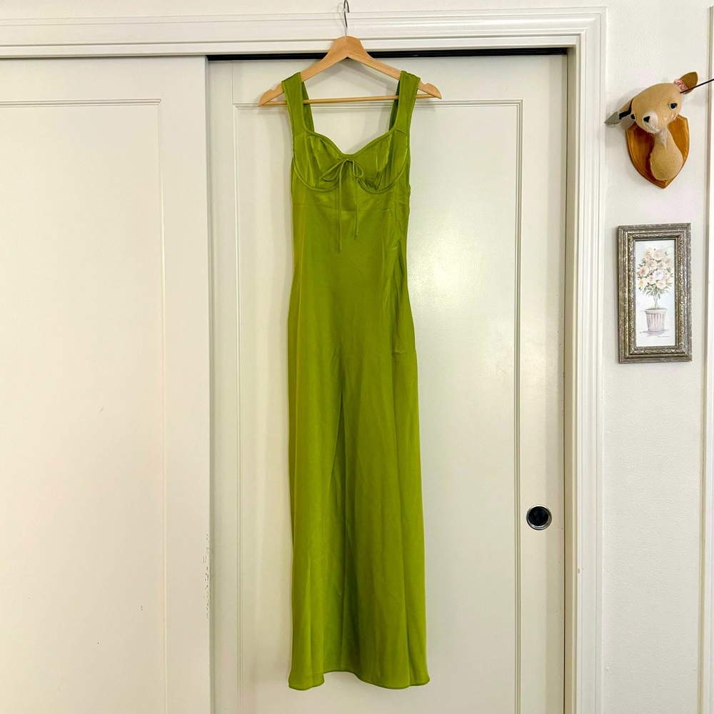 NIA satin dress from Lisa Says Gah